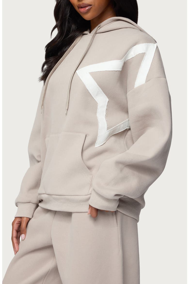 Starly Oversize Hoodie, Alternate, color, GRAY