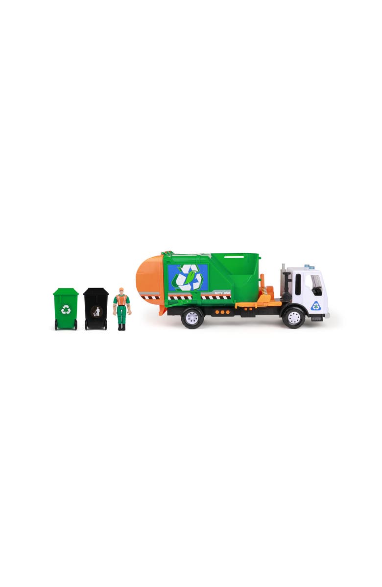 Mighty Fleet Garbage Truck Toy, Alternate, color, Multicolored