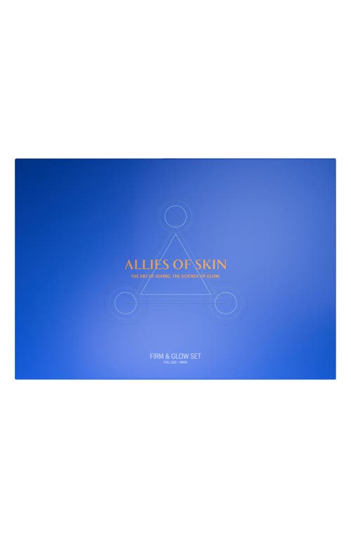 Allies Of Skin Firm & Glow Set $168 Value In Transparent