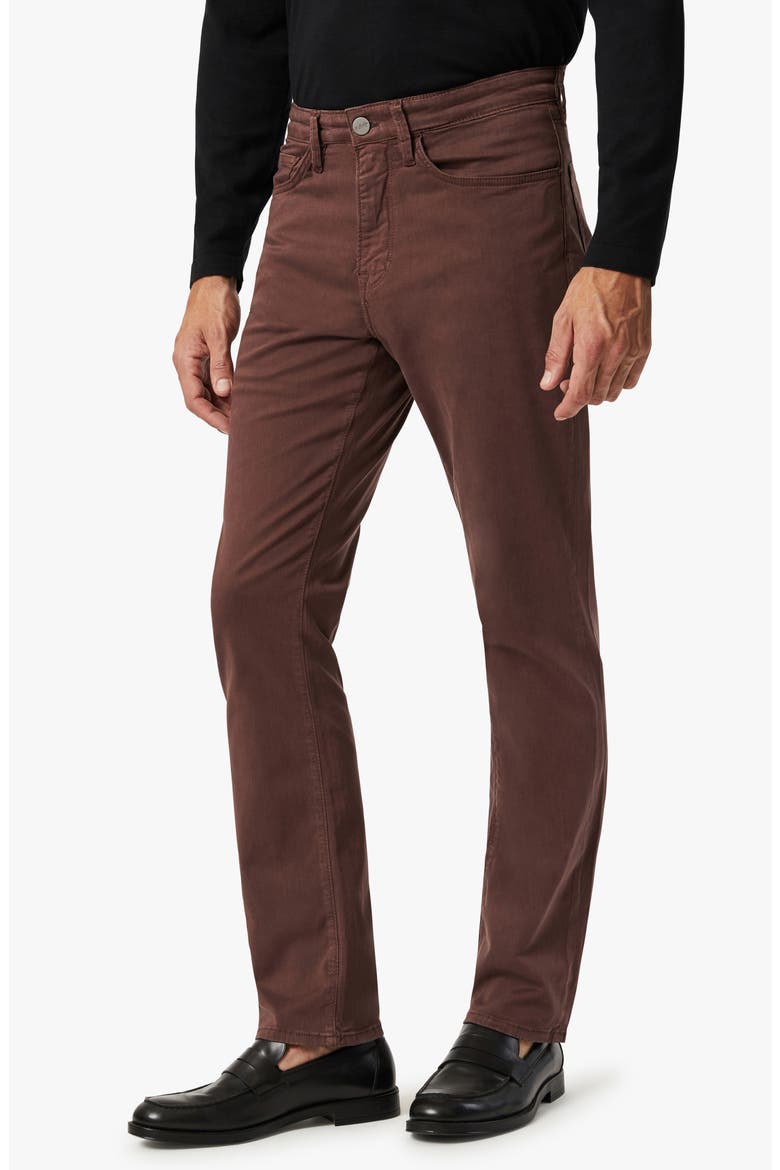 Charisma Relaxed Straight Leg Twill Pants, Alternate, color, MAHOGANY TWILL