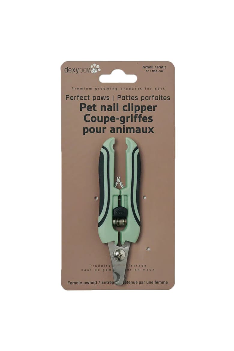 Pet Nail Clipper, Small, Sage Green, Dog & Cat Grooming Tool, Main, color, Green