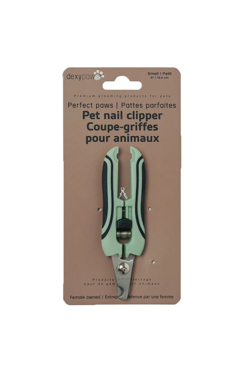Dexypaws Pet Nail Clipper, Small, Sage Green, Dog & Cat Grooming Tool, Main, color, Green