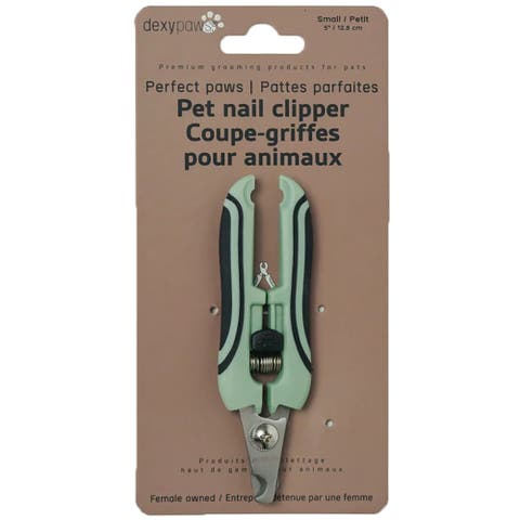 Pet Nail Clipper, Small, Sage Green, Dog & Cat Grooming Tool