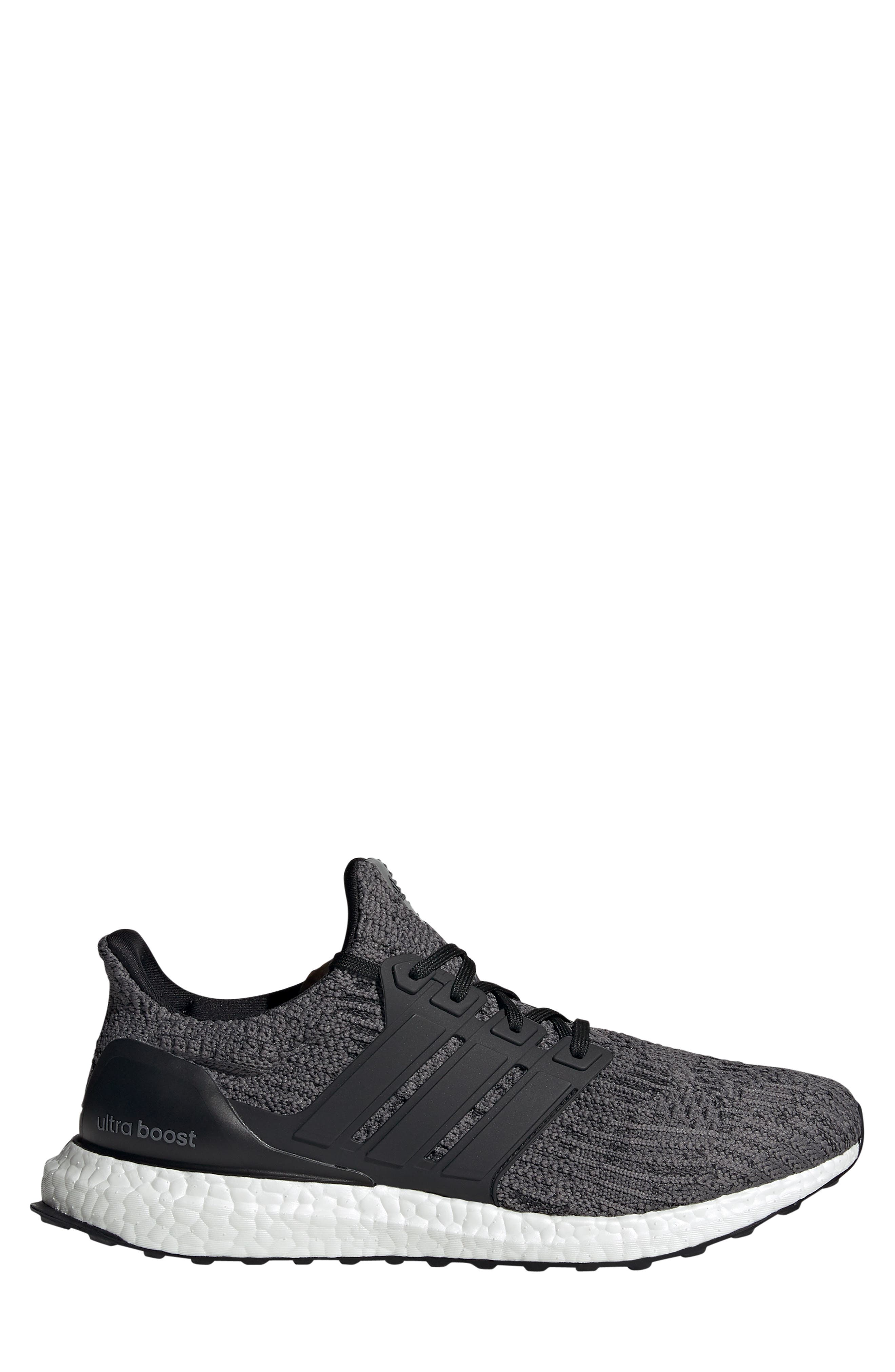 UltraBoost DNA Running Shoe, Alternate, color, GREY FOUR/ CORE BLACK