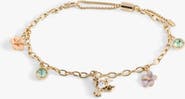 Alex and Ani Hummingbird Multicharm Adjustable Anklet