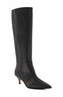 Dune London Smooth Knee High Boot