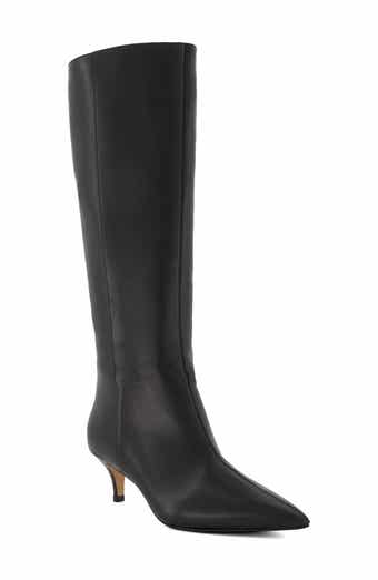 Dune London Smooth Knee High Boot