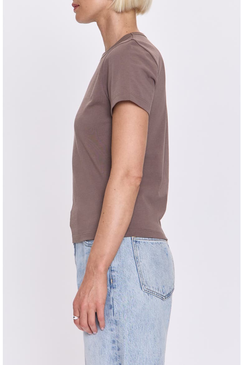 Alba Cotton T-Shirt, Alternate, color, MINK