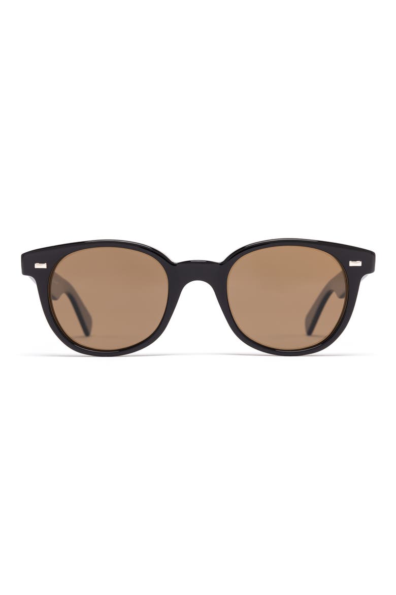 Andy 51mm Polarized Sunglasses, Main, color, BLACK