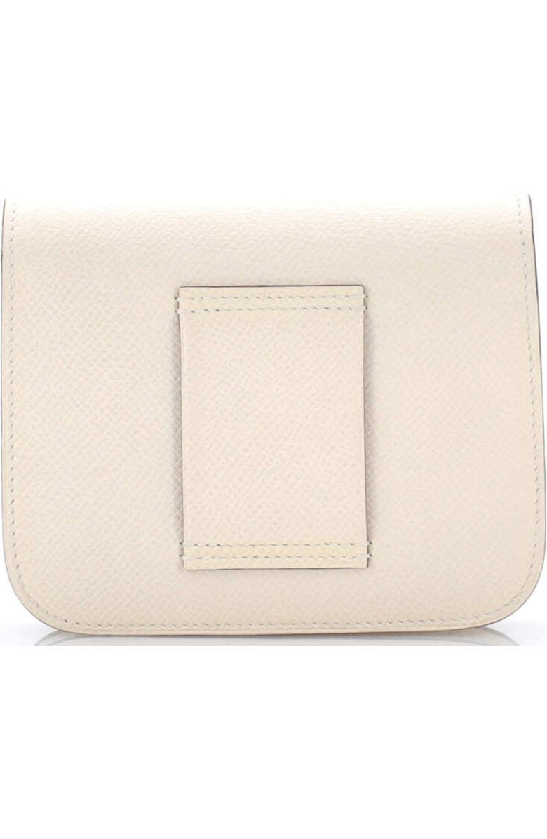 Pre-Owned Hermes Constance Slim Wallet Epsom, Alternate, color, Nata