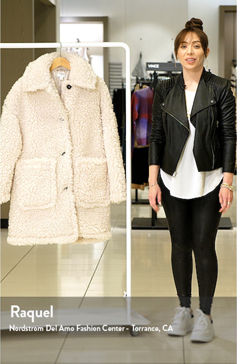 Chunky Faux Shearling Coat, sales video thumbnail