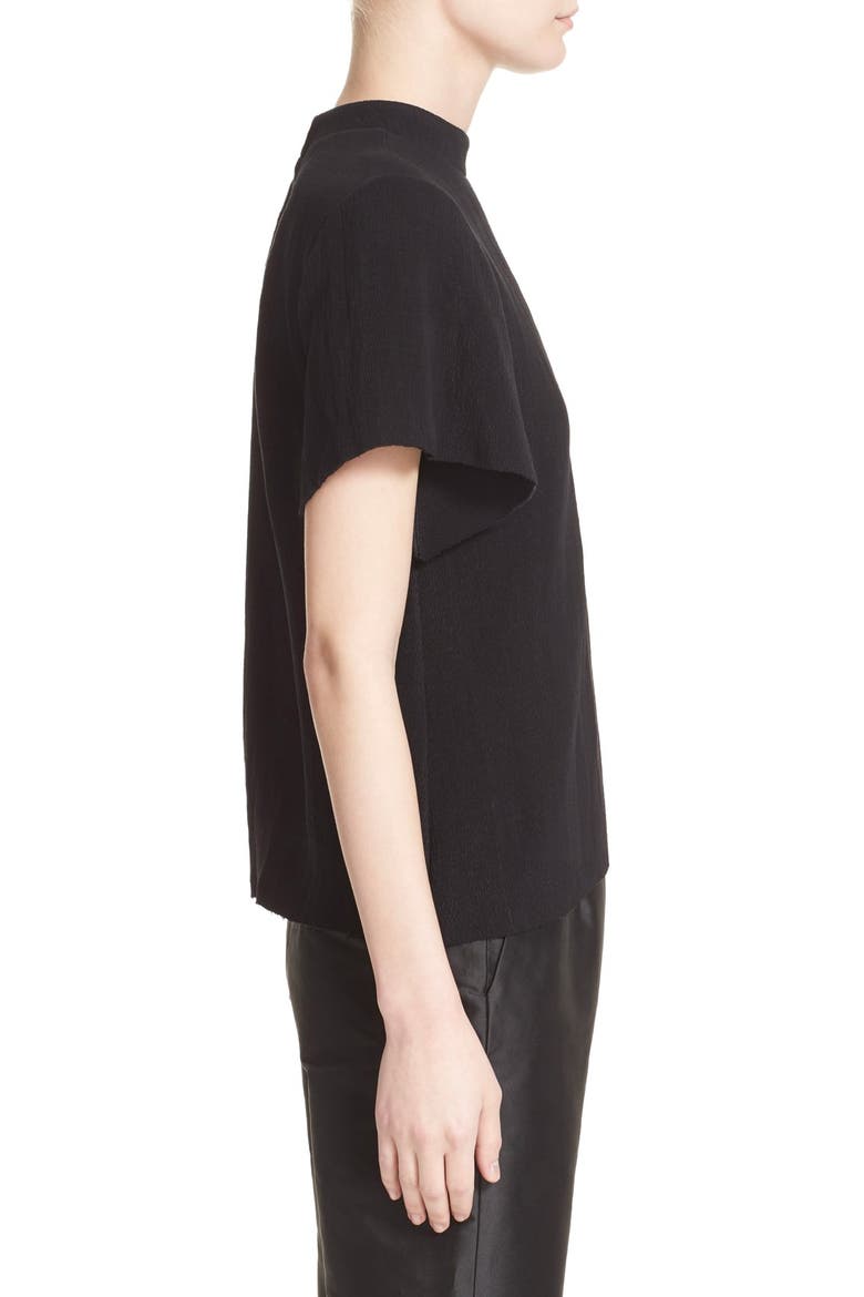'Bourdon' Boxy Tee, Alternate, color, BLACK