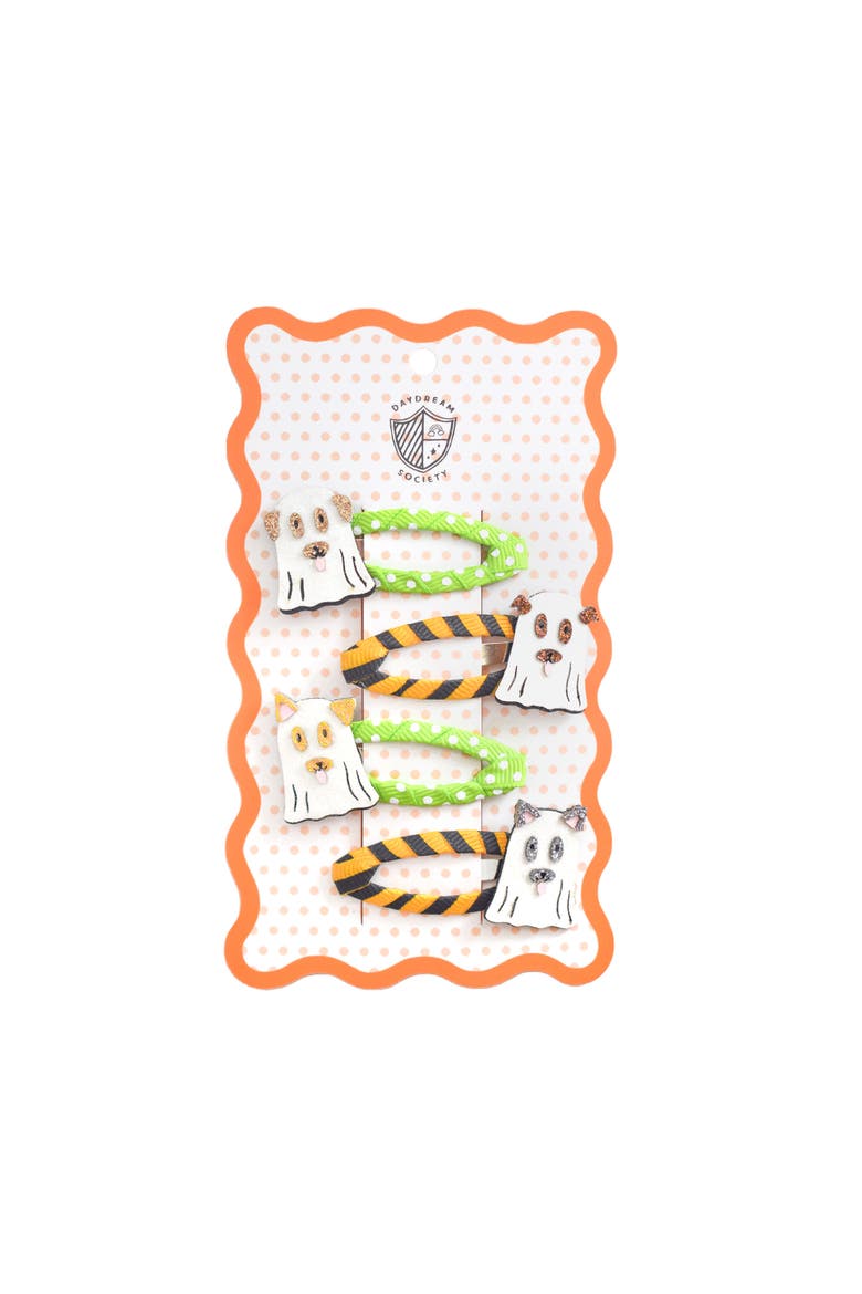 Halloween Ghost Dog Hair Clip Set, Main, color, Assorted Pre-Pack