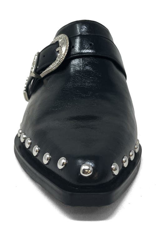 Shushop Tessa Studded Mule In Black