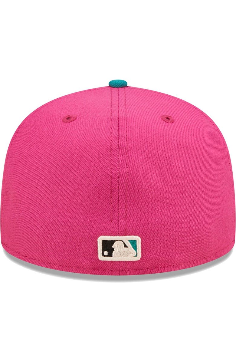 New Era Men's New Era Pink/Green New York Yankees Cooperstown Collection Yankee Stadium Passion Forest 59FIFTY Fitted Hat, Alternate, color, 