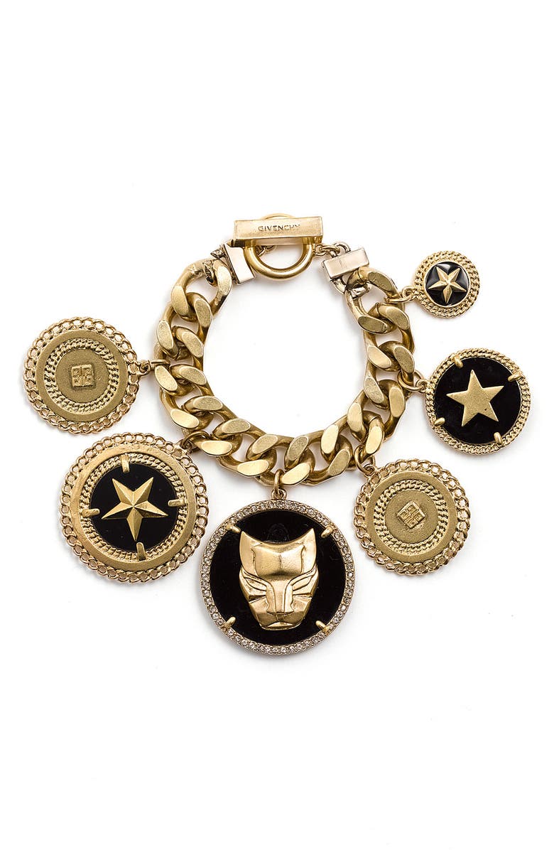Givenchy Charm Bracelet, Main, color,