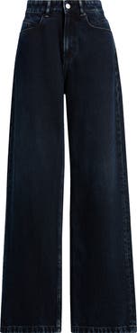 BOSS Orange Marlene High Waist Wide Leg Jeans
