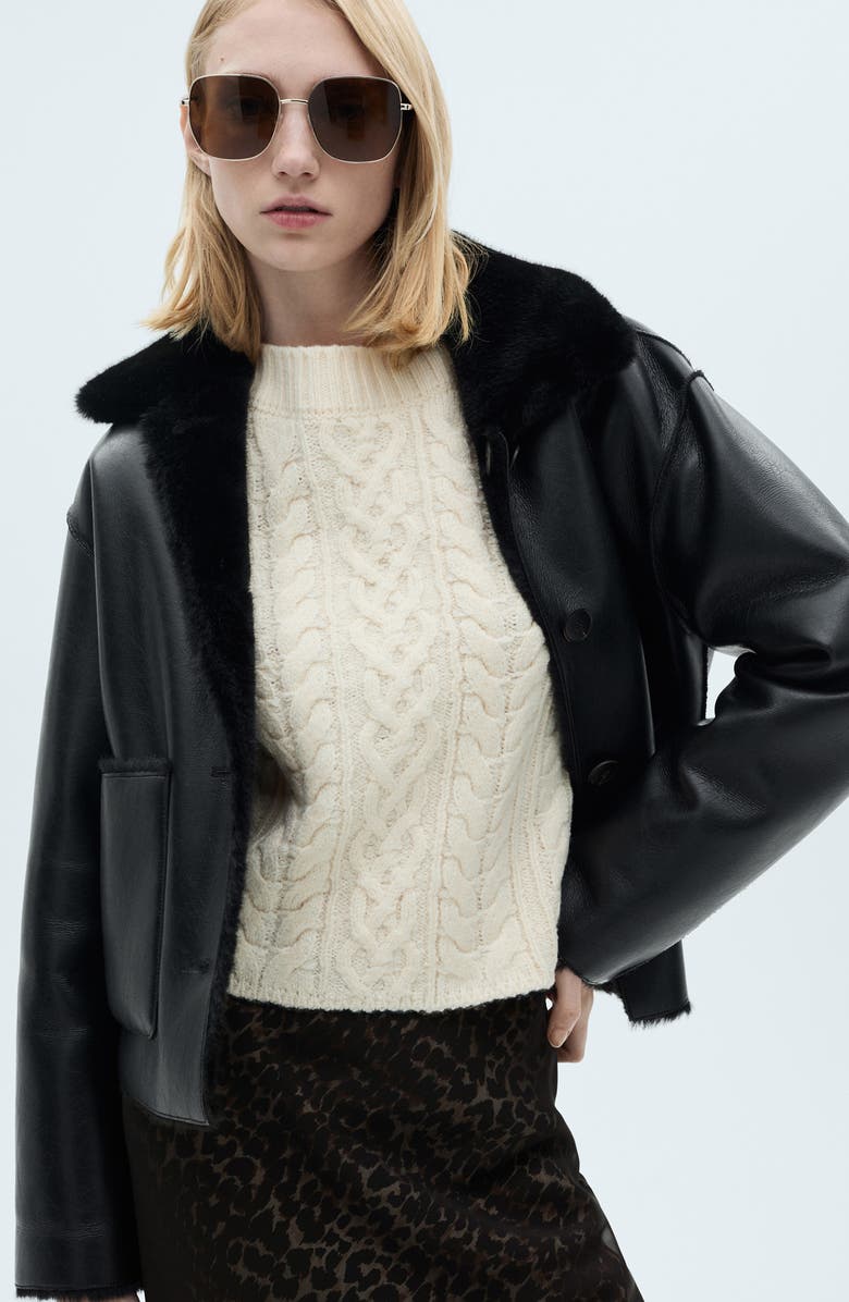 MANGO Rocio Leopard Print Maxi Skirt, Alternate, color,