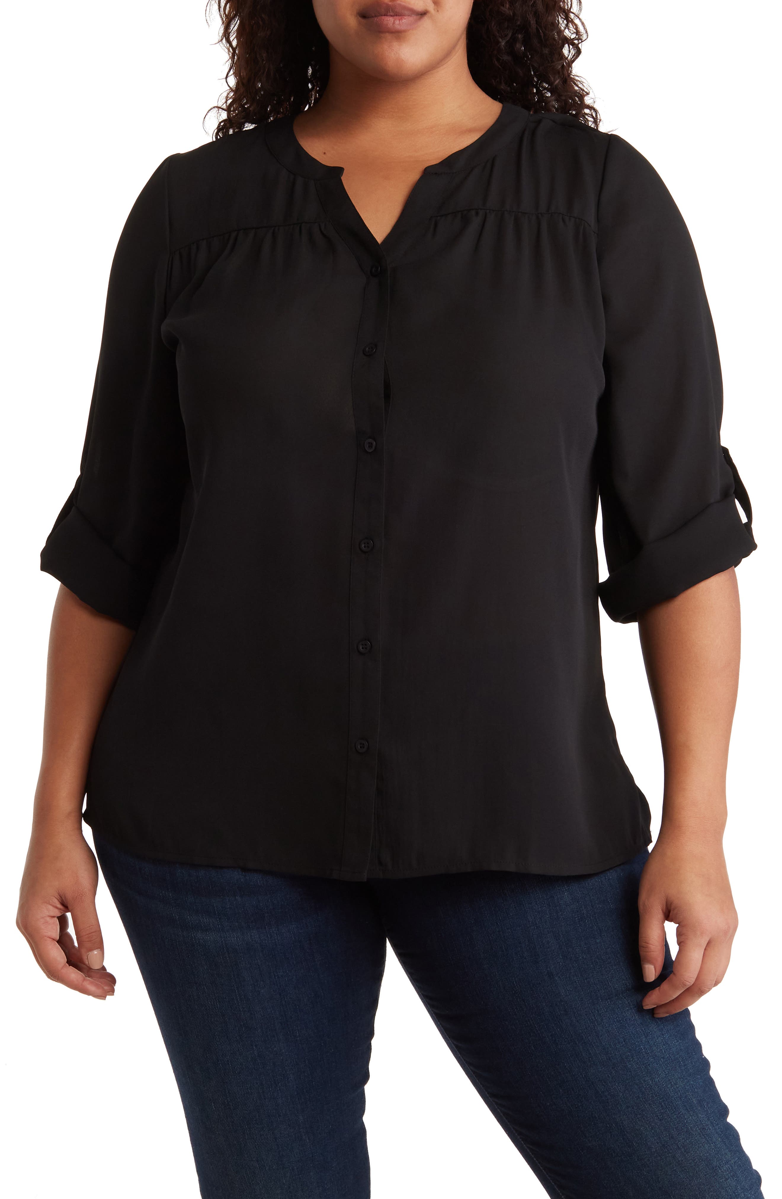BY DESIGN Lorelai 3/4 Sleeve Blouse