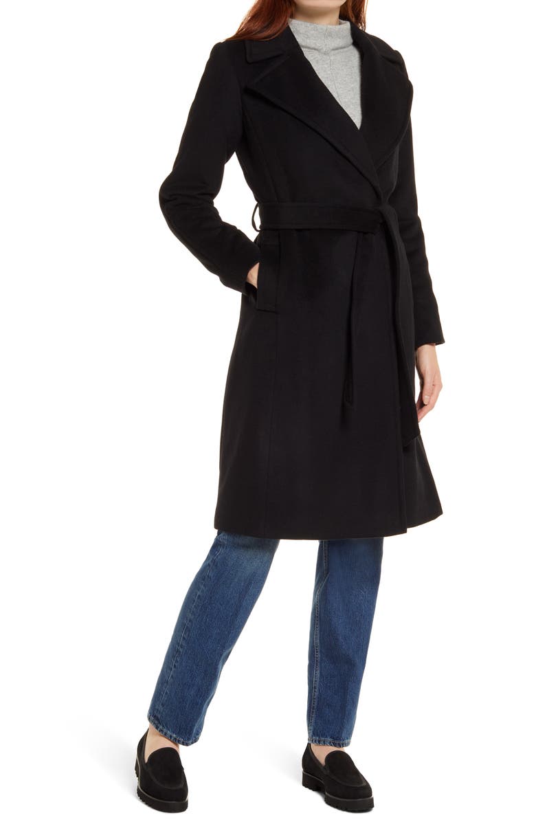 Lauren Ralph Lauren Women's Wool & Cashmere Blend Wrap Coat, Main, color, 