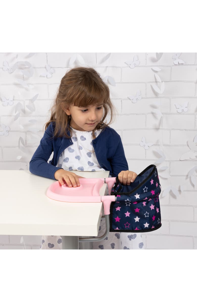Bayer Design Doll Table Seat, Attaches To Table, Accessory For Dolls Up To 18 Inches, Kids 3+, Alternate, color, Multicolored