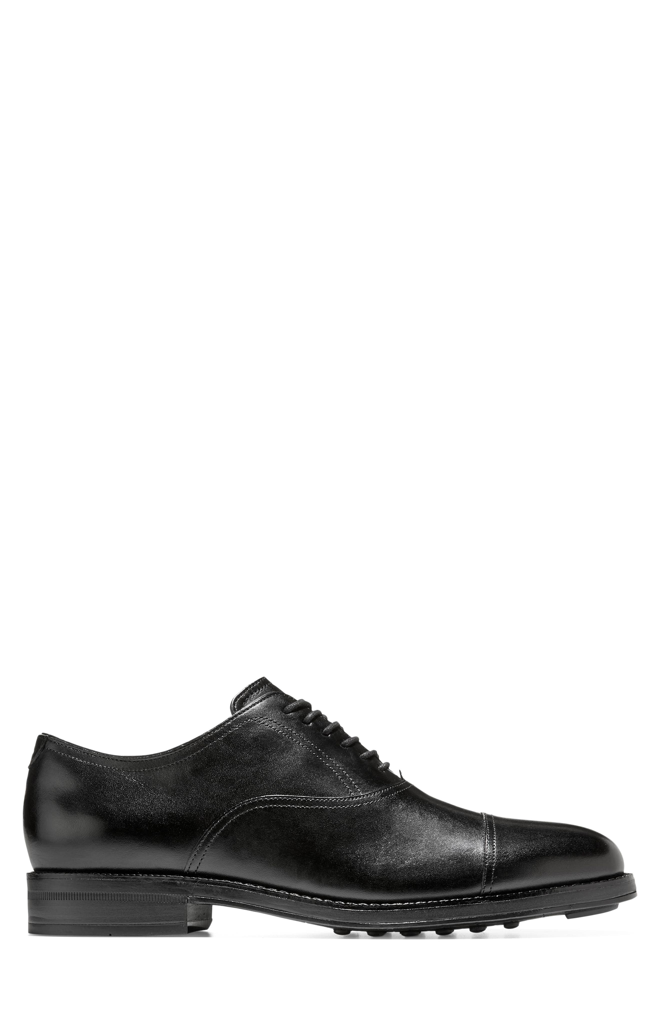 Cole Haan Ledley Grand Cap Toe Oxford, Alternate, color, Black / Black