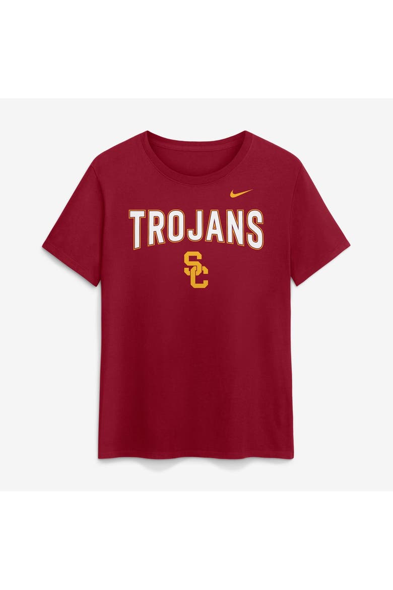 Women's Nike  Cardinal USC Trojans Arch Logo T-Shirt, Main, color, Cardinal