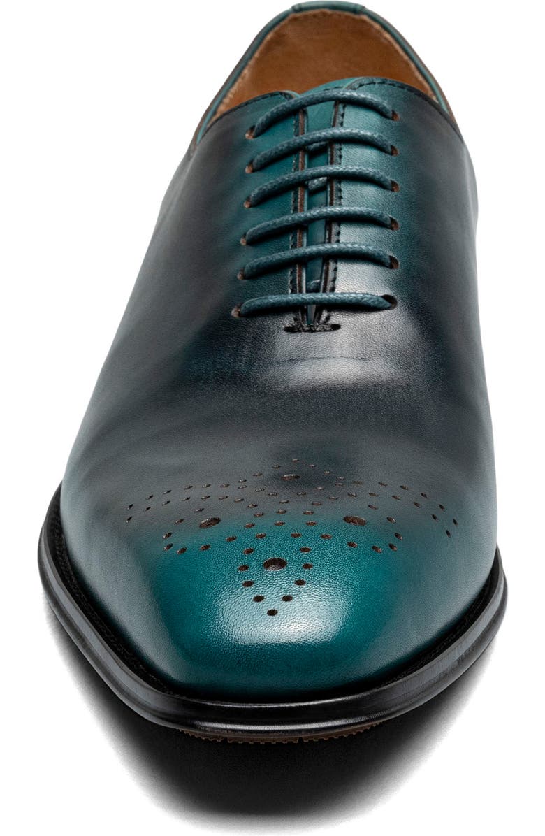 Stacy Adams Hallquist Embellished Toe Wholecut Shoe, Alternate, color, Turquoise