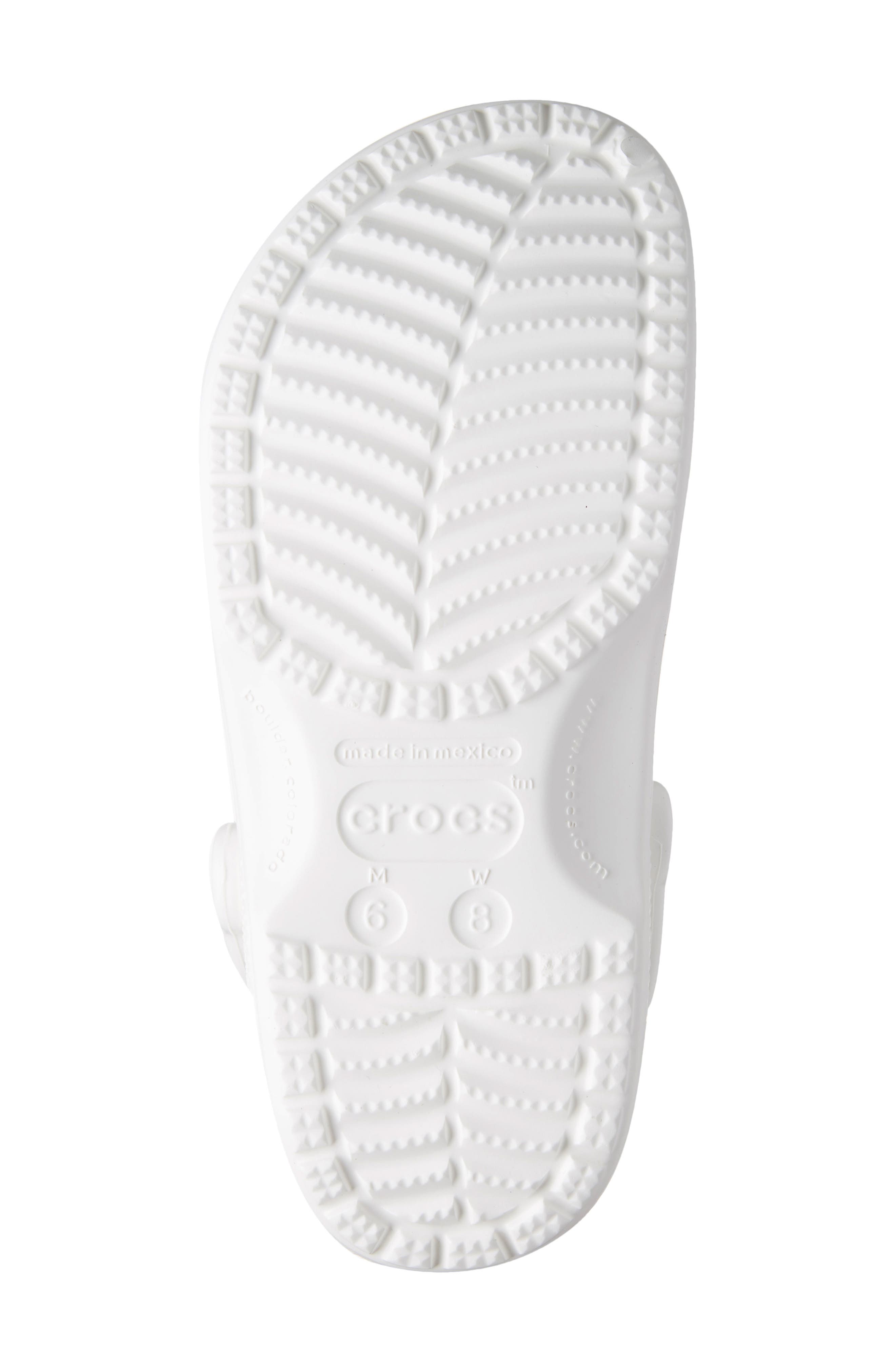 Gender Inclusive Classic Clog, Alternate, color, WHITE
