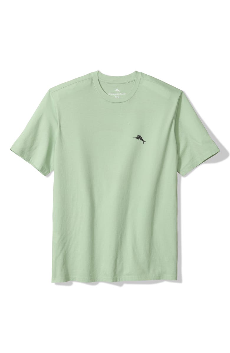 Tommy Bahama For your Finformation Cotton Graphic T-Shirt, Main, color, Silky Green