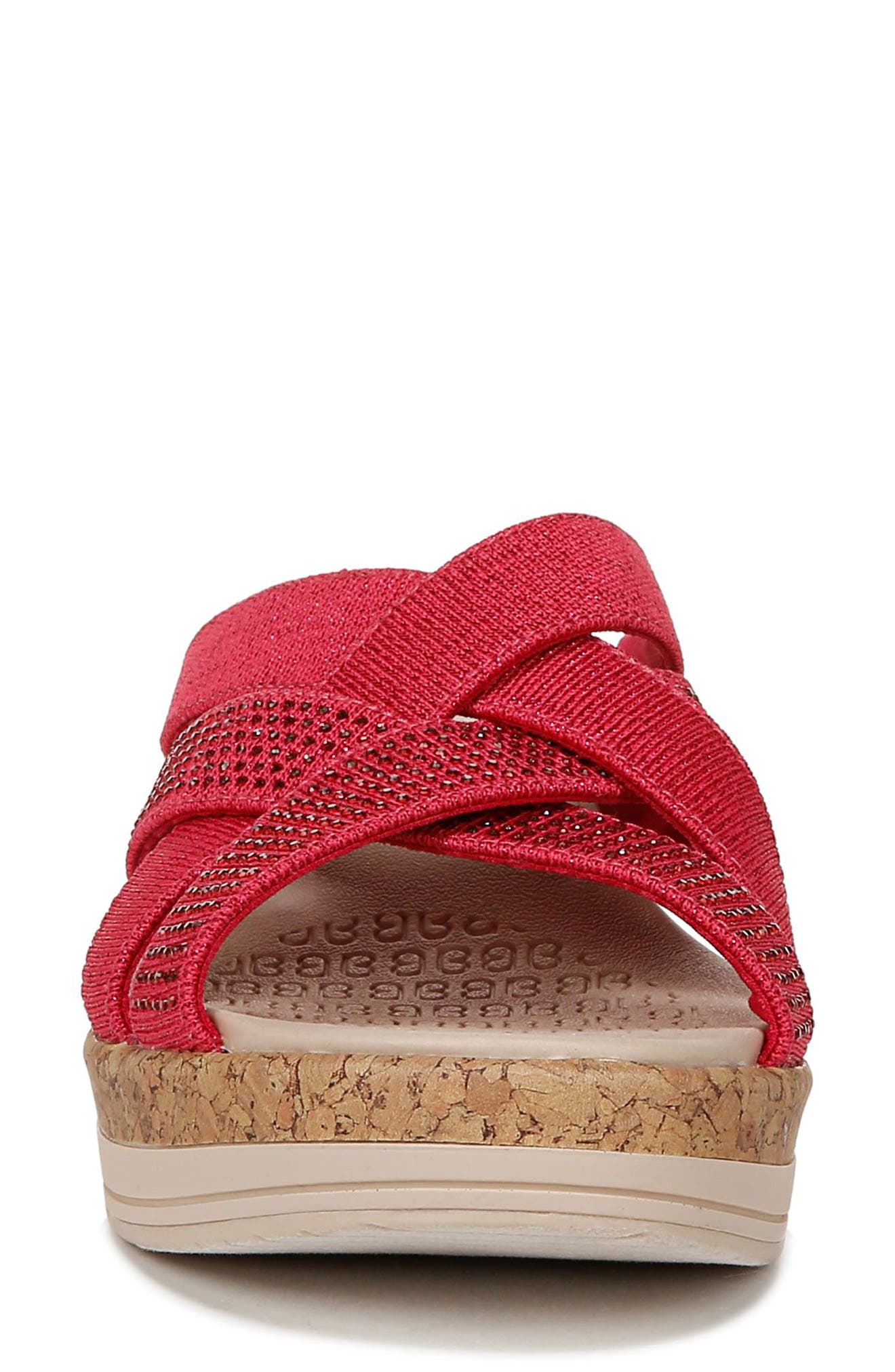 LifeStride Reign Crystal Embellished Slide Sandal, Alternate, color, Magenta