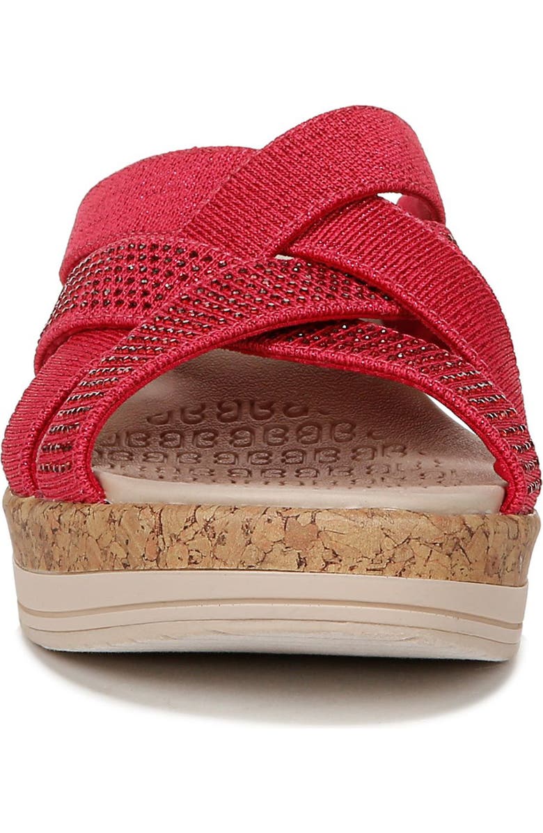 LifeStride Reign Crystal Embellished Slide Sandal, Alternate, color, Magenta