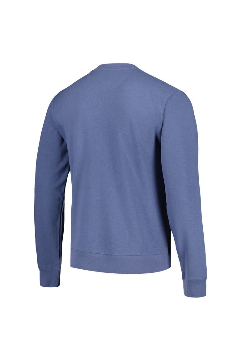 Men's League Collegiate Wear Heather Navy UCLA Bruins Bendy Arch Essential Pullover Sweatshirt, Alternate, color, Navy