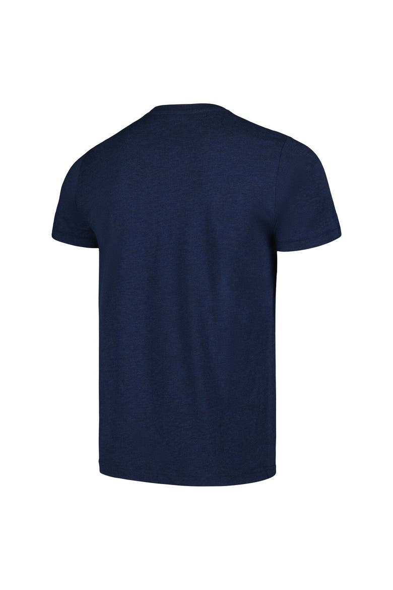 Men's Homage Navy New York Yankees Doodle Collection The Called Shot Tri-Blend T-Shirt, Alternate, color, Navy