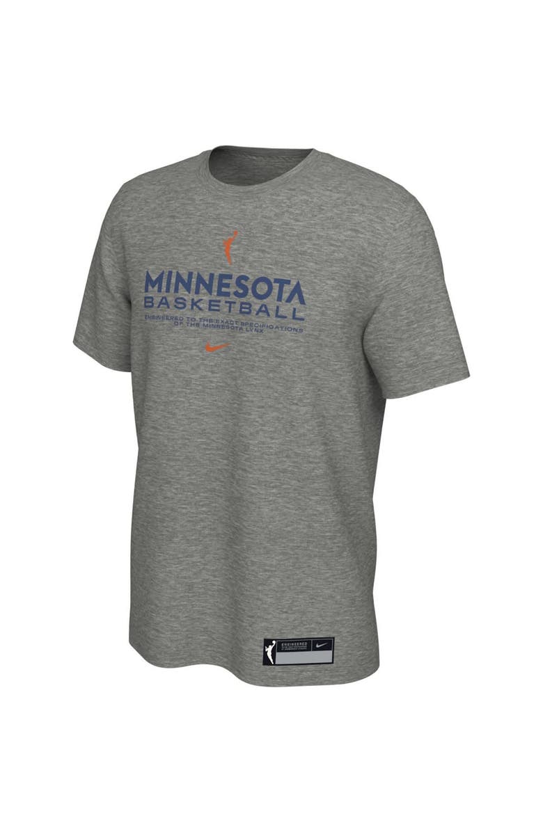 Nike Men's Nike  Gray Minnesota Lynx On-Court Legend Essential Practice Performance T-Shirt, Main, color, Gray