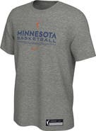 Nike Men's Nike  Gray Minnesota Lynx On-Court Legend Essential Practice Performance T-Shirt