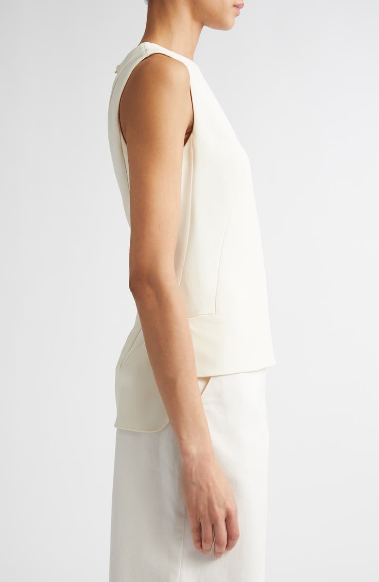 FFORME Fitted Long Sleeve Stretch Silk Top, Alternate, color,