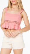 Roxy Island Time Cotton Crop Tank
