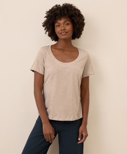 Organic Cotton Softspun Scoop Neck Tee