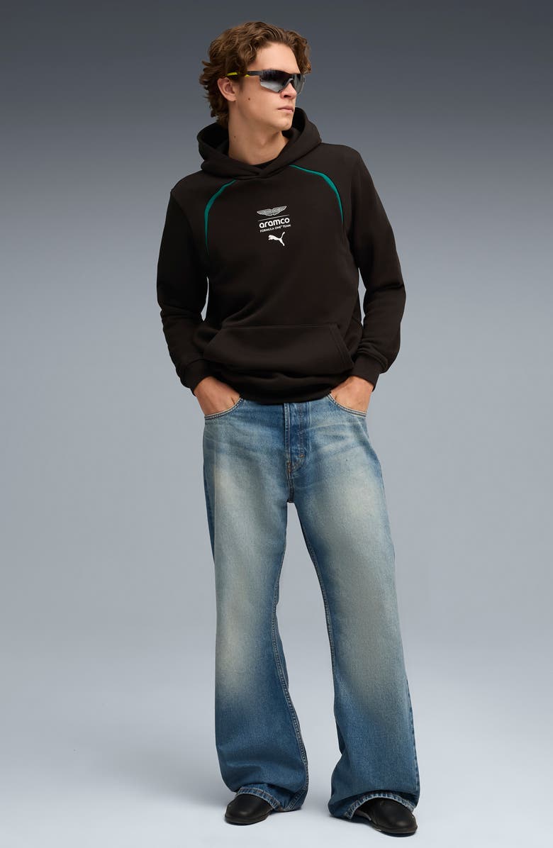 PUMA x AMF1 French Terry Hoodie, Alternate, color, Puma Black