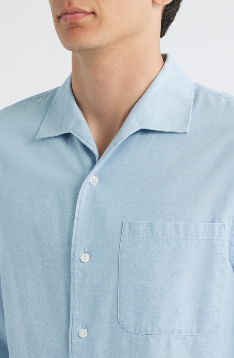 Vince Chambray Button-Up Shirt, Alternate, color, California Rain