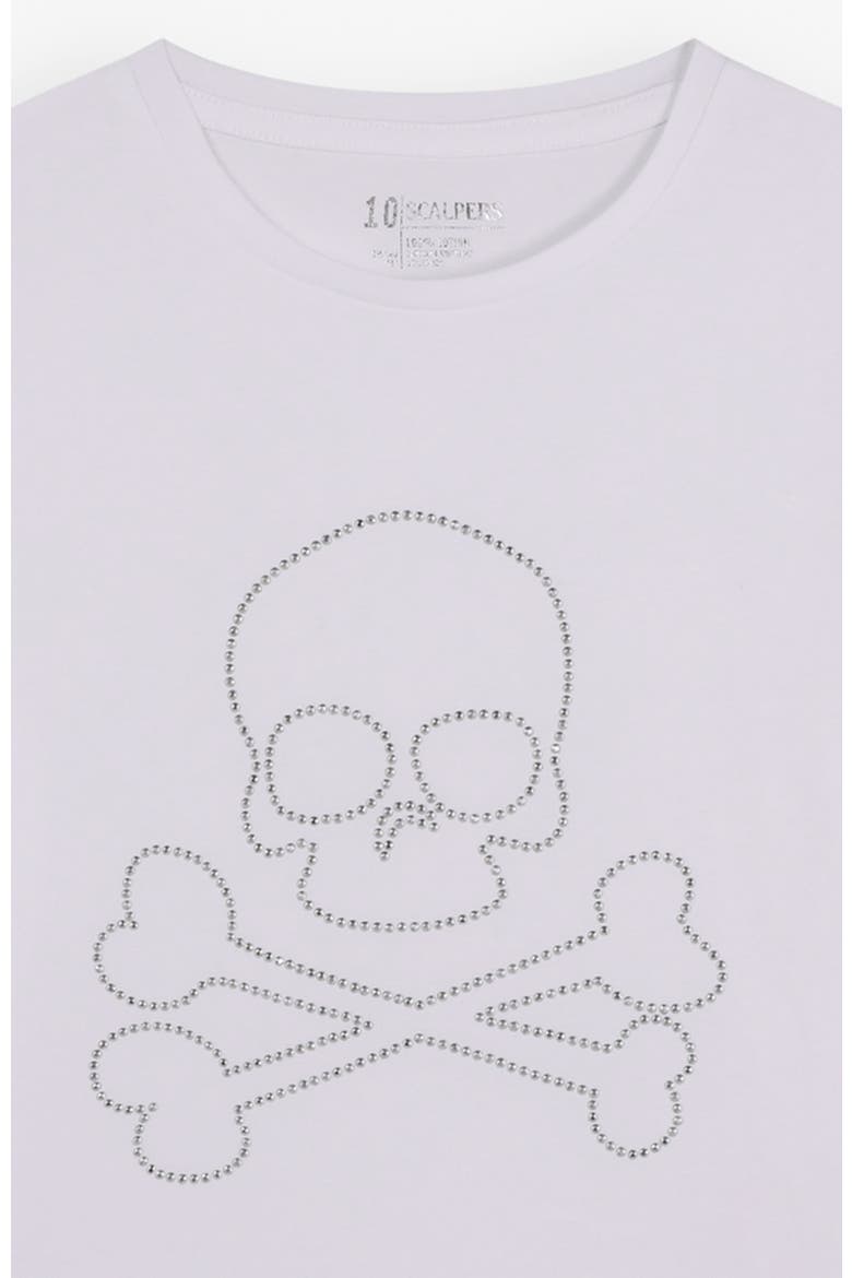 Shinnyskulltee Girls, Alternate, color, White