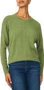 Vince Camuto Exposed Seam Crewneck Sweater