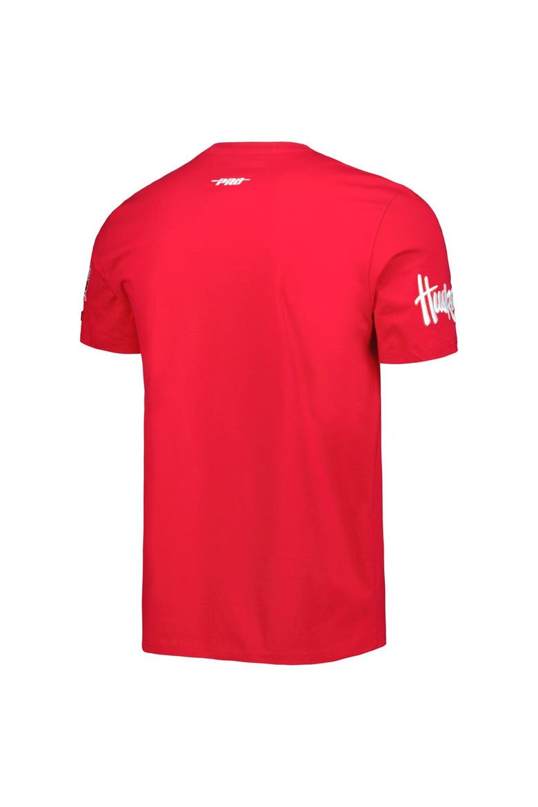 Men's Pro Standard Scarlet Nebraska Huskers Classic Stacked Logo T-Shirt, Alternate, color, Scarlet