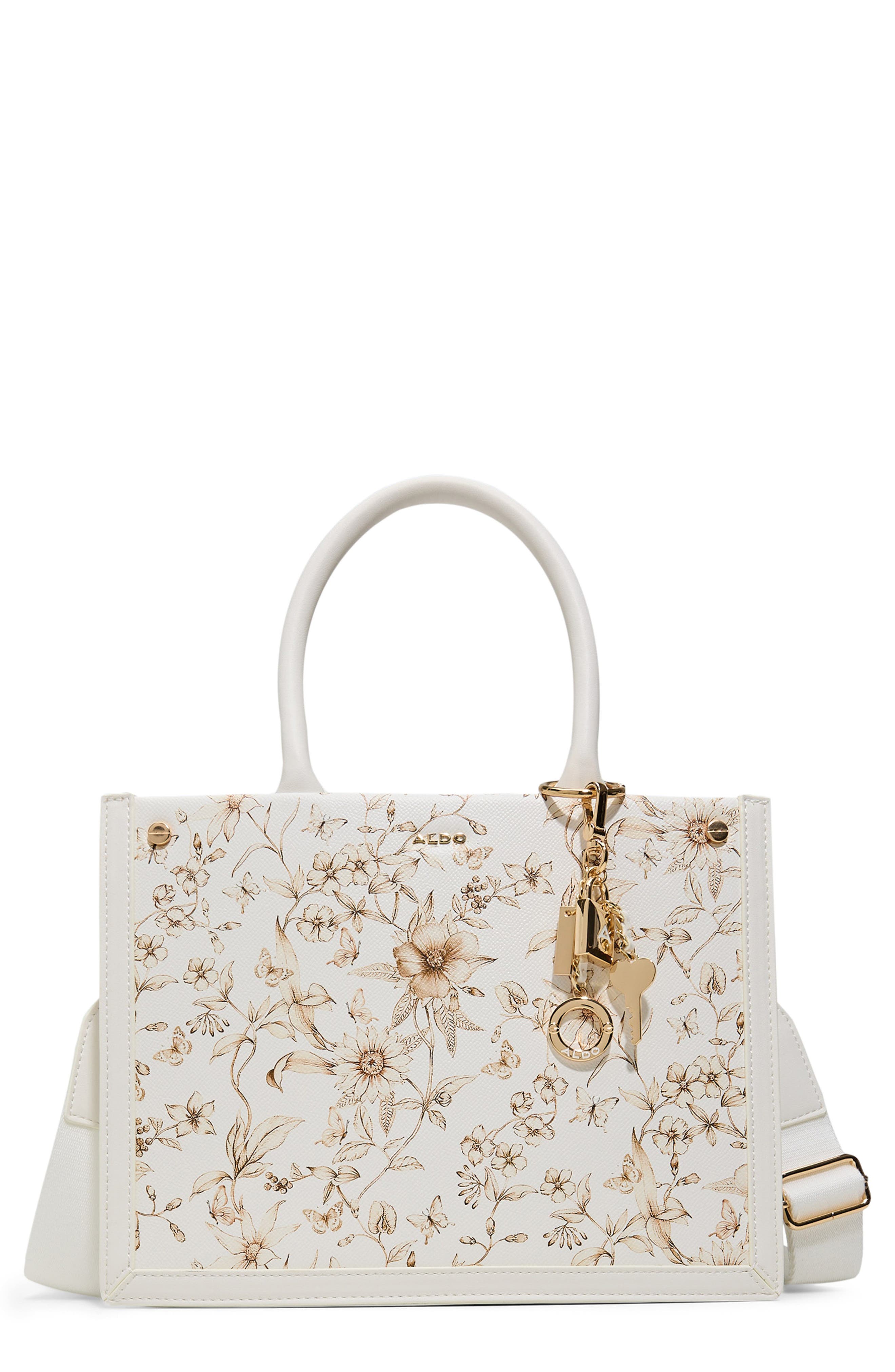 ALDO Dasfloraa Faux Leather Tote, Main, color, Floral