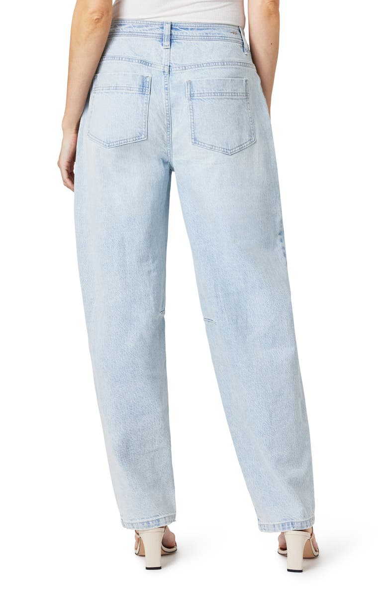 Habitual Seamed High Waist Ankle Barrel Leg Jeans, Alternate, color, 