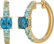 Bony Levy Color Jewel Embellished 14K Gold Hoop Earrings