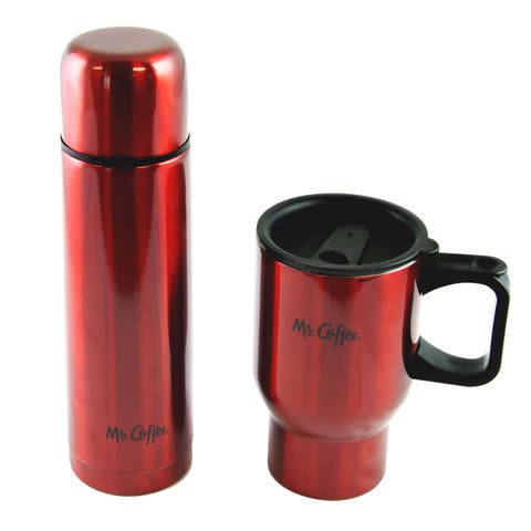 Javelin 2-Piece Double Wall Thermos and Travel Mug Gift Set