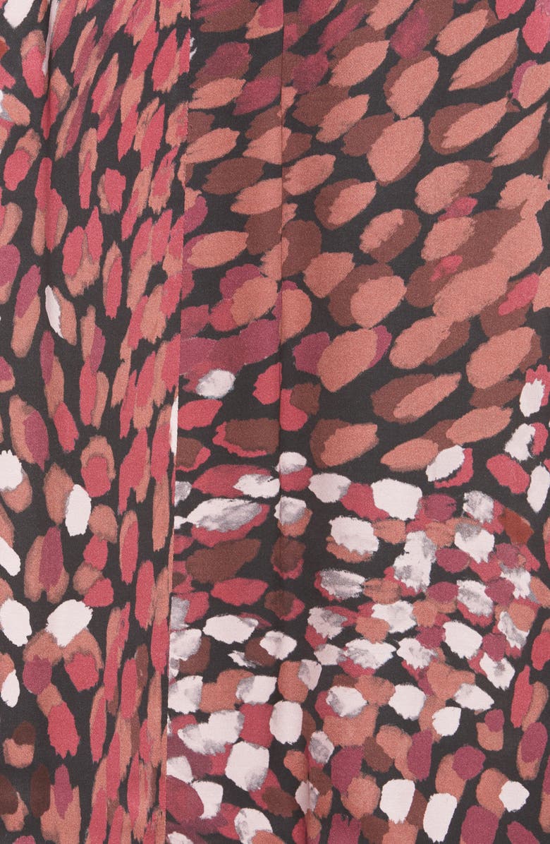 Altuzarra Tandy Dot Print Satin Skirt, Alternate, color, 