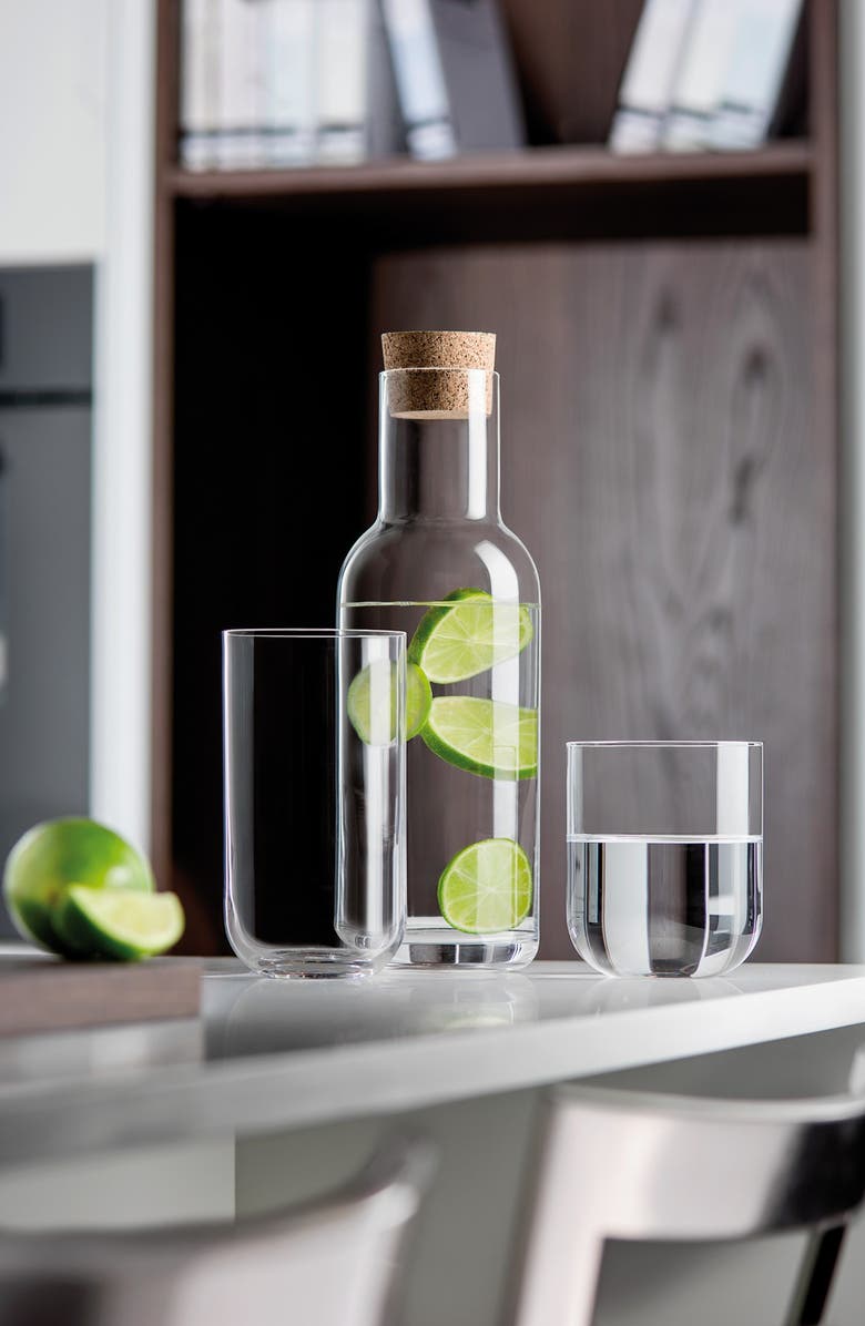 Luigi Bormioli Sublime Set of 4 Beverage Glasses, Alternate, color, Clear